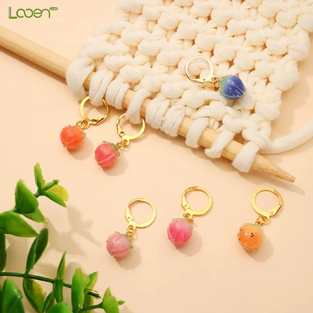 Stitch Markers, Fruit Shapes for Knitting, Crochet & Needlecraft Projects