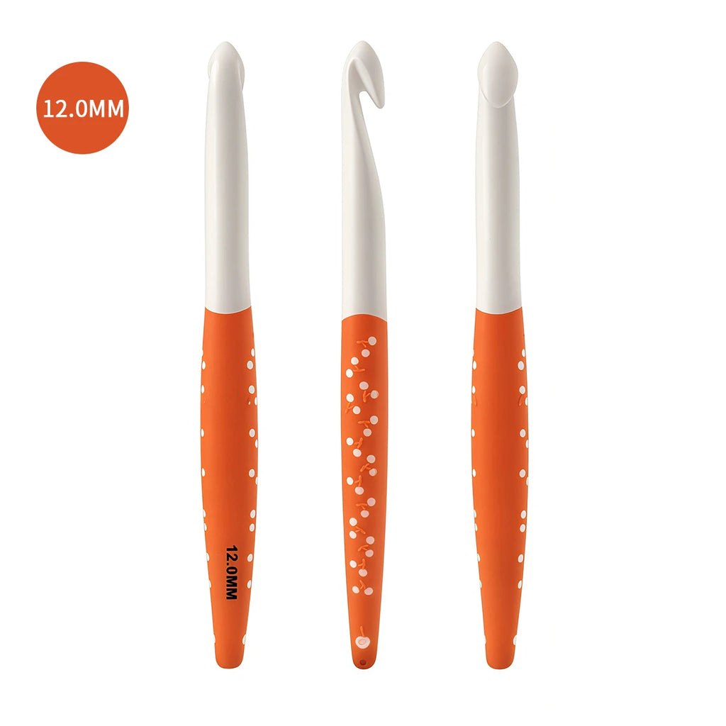Crochet Hooks, Cherry Pattern Soft Handles for Handmade Yarn Projects