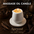 Massage Candles EVODUCK Ceramic Lavender Gardenia Cedar Woody Fragrances