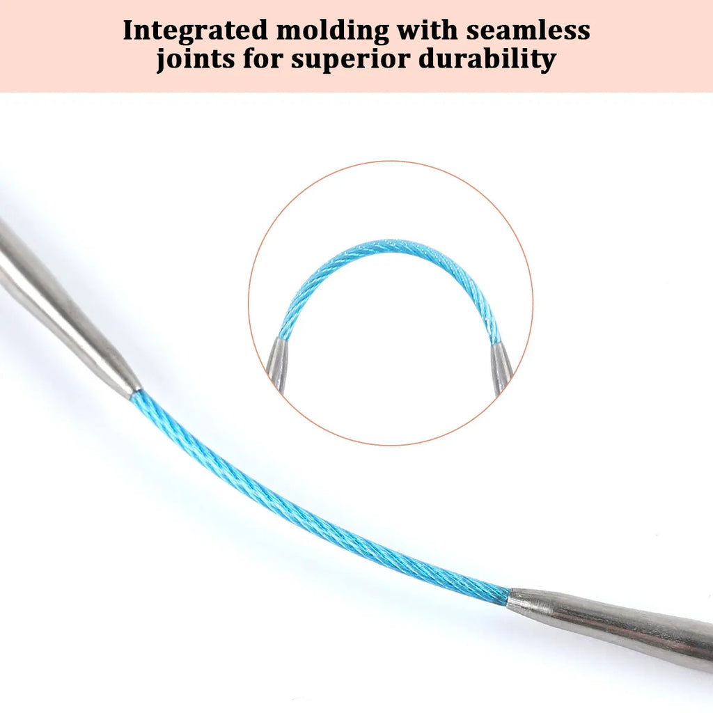 Knitting Needles, Color-Ring Bird Style for Handmade Yarn Projects
