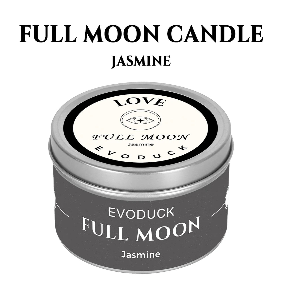 1pc EVODUCK New Moon Scented Candles 3oz Law of Attraction Manifestation Energy Boosting White Sage Christmas Scented Candle