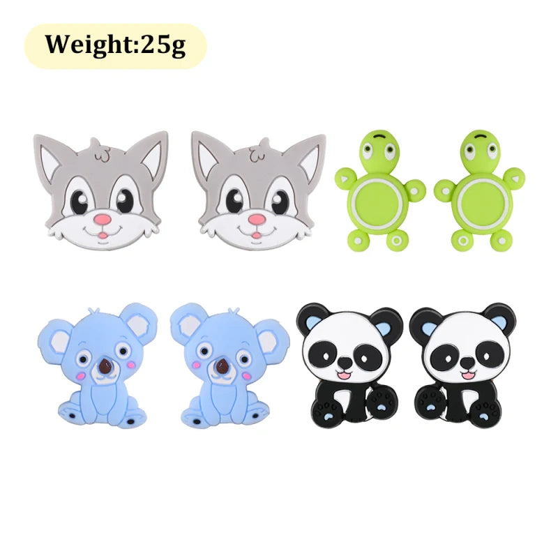 Knitting Needle Stoppers, Cartoon Tip Caps for Needlecraft Accessories