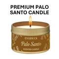 Scented Soy Wax Candles EVODUCK Palo Santo Sage Rose & Citronella