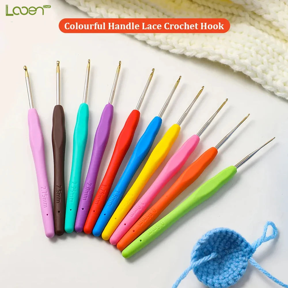 Crochet Hooks, Fine Stainless Steel for Lace, Sweaters, Scarves & Socks