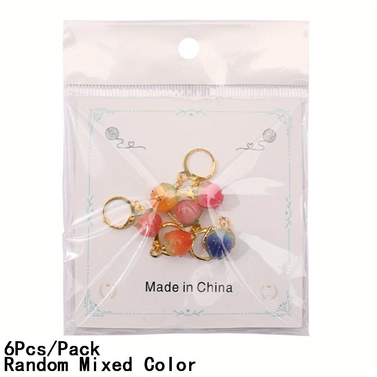 Stitch Markers, Fruit Shapes for Knitting, Crochet & Needlecraft Projects