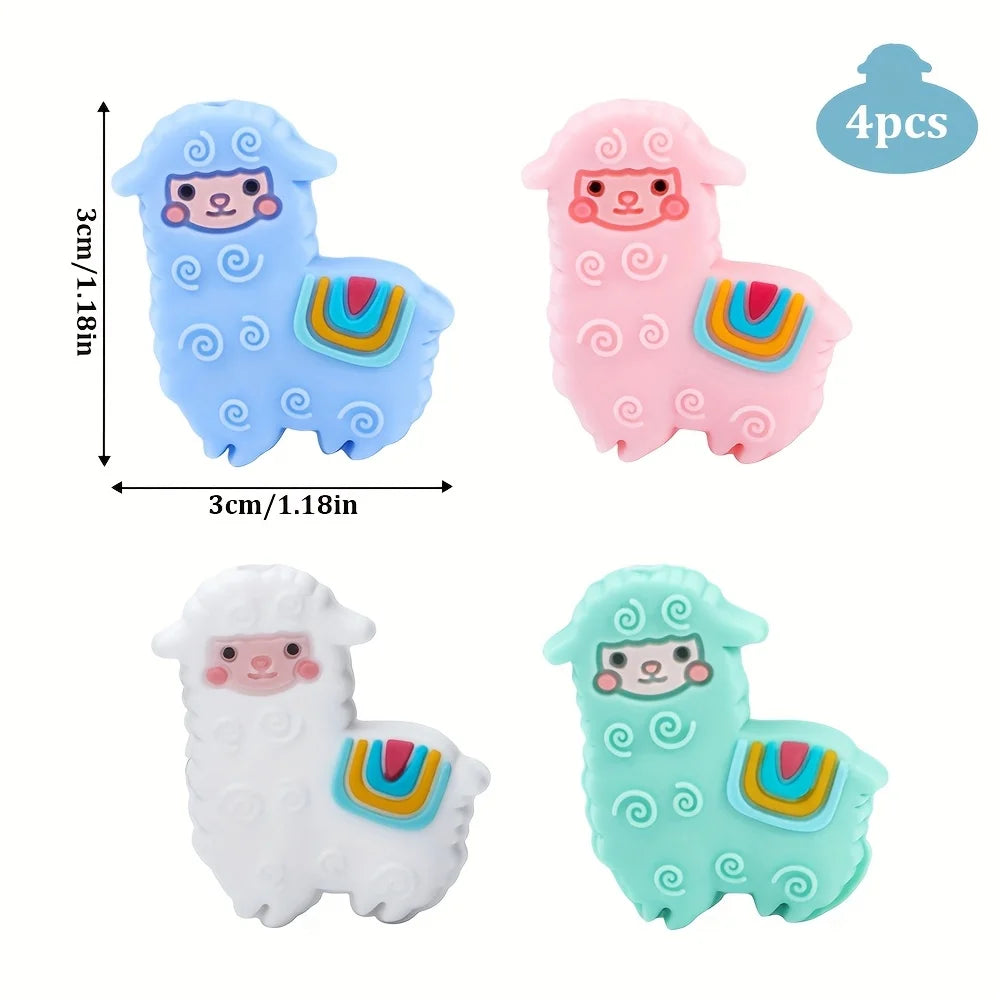 Knitting Needle Stoppers, Cartoon Tip Caps for Needlecraft Accessories