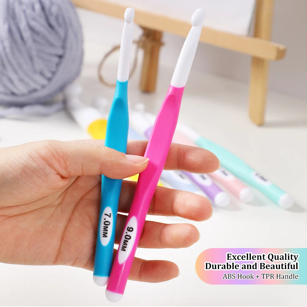 Crochet Hooks, Macaron Colors for Yarn Crafts & Handmade Accessories