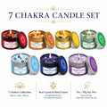 Scented Candles EVODUCK Seven Chakra Soy Wax Crystal Tins Home Fragrance