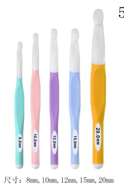 Crochet Hooks, Macaron Colors for Yarn Crafts & Handmade Accessories