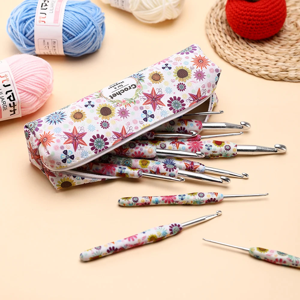 Crochet Hooks, Multicolor for Handmade Yarn Crafts & Weaving Projects