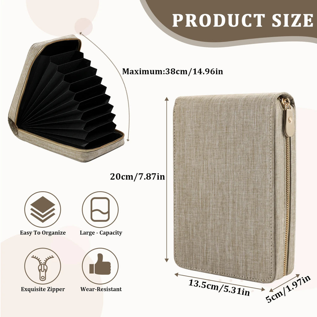 Knitting Needles, Stainless Steel Circular Set with Portable Storage Bag