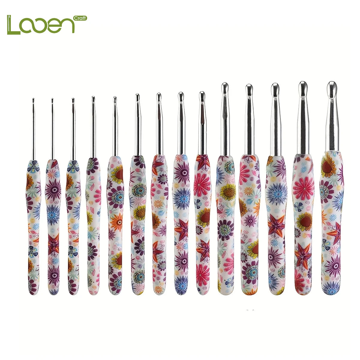 Crochet Hooks, Multicolor for Handmade Yarn Crafts & Weaving Projects