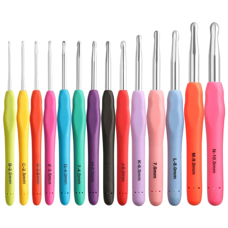 Crochet Hook, Aluminum for Handmade Yarn Crafts & Needlework Projects