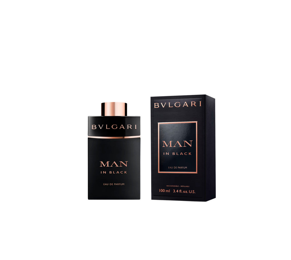 Bvlgari Man In Black 3.4 Eau De Parfum Spray Refillable