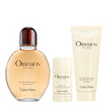 Calvin Klein Obsession 3 Pcs Set For Men: 4.2 Eau De Toilette Spray + 2.6 De...