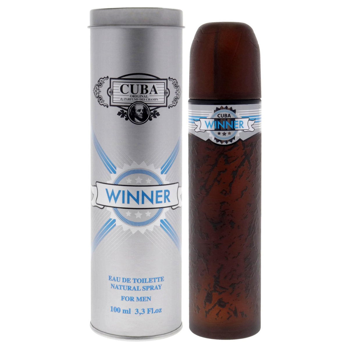 Cuba Winner 3.3 Eau De Toilette Spray For Men
