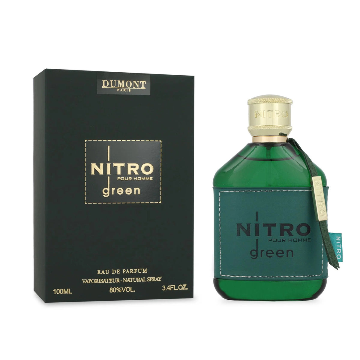 Dumont Nitro Green Eau de Parfum 3.4 oz Men's Cologne Fragrance Spray