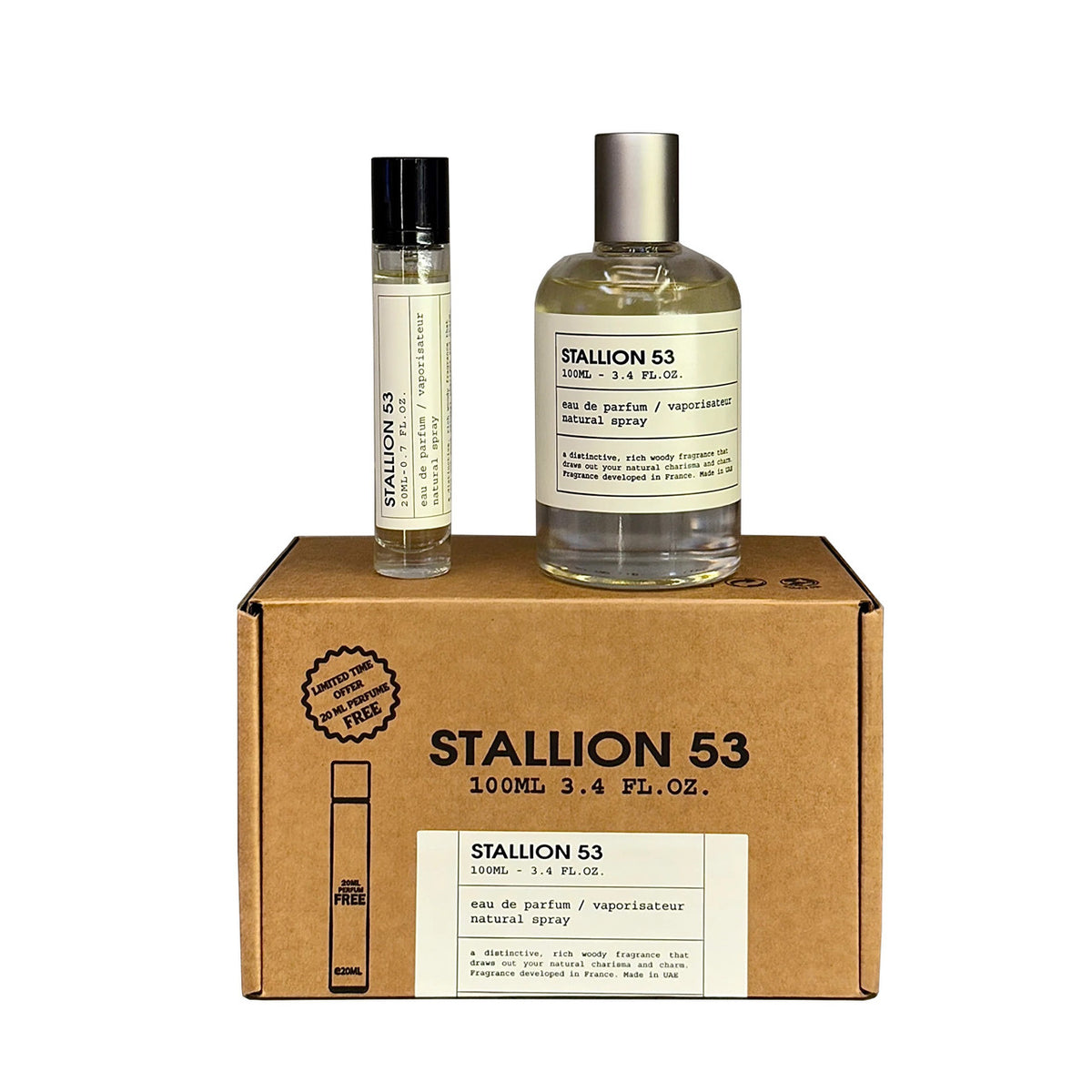 Emper Stallion 53 3.4 Eau De Parfum Spray + 0.67 Eau De Parfum Spray