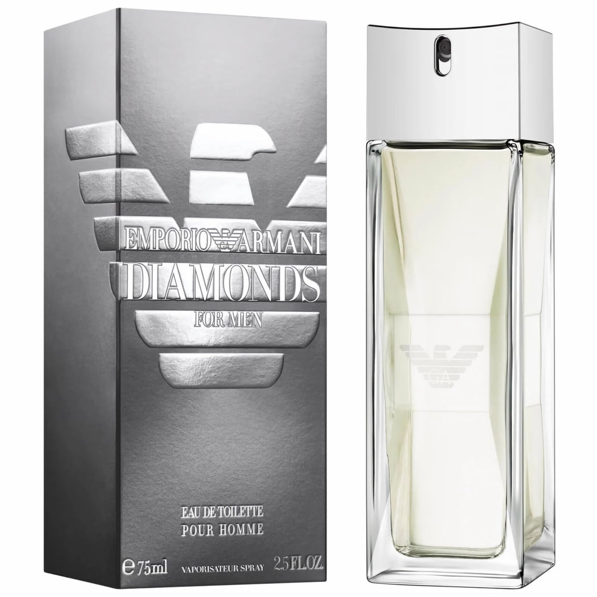 Emporio Armani Diamonds Eau de Toilette 2.5 oz Men's Cologne Fragrance Spray