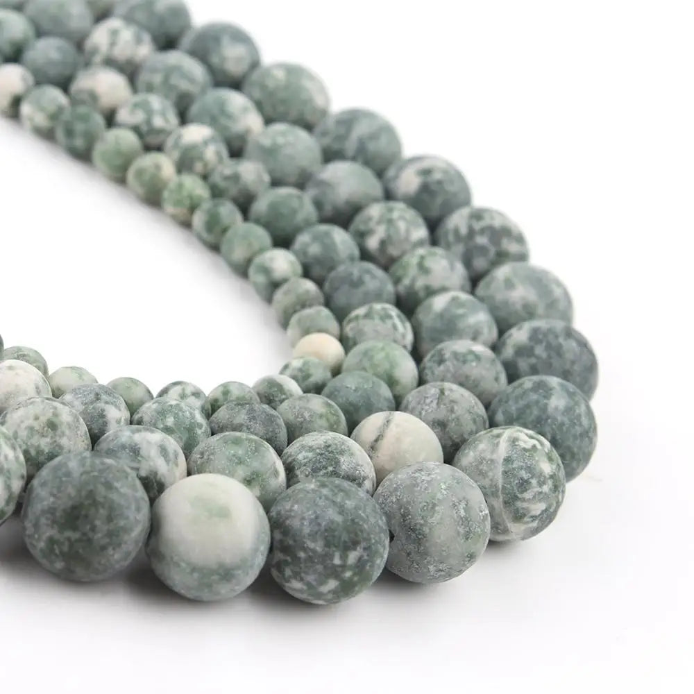 Stone Beads Matte Amazonite Agate Aventurine Styles for DIY Jewelry Making