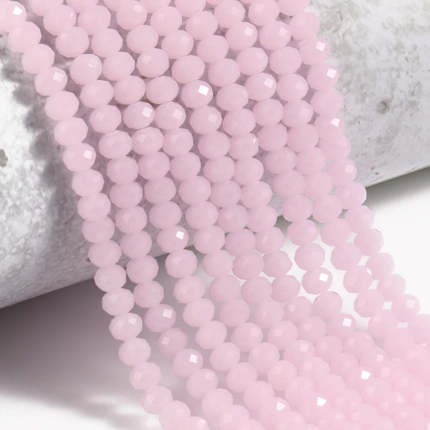 Glass Beads Faceted Round Multicolor Crystal-Style for DIY Jewelry Making