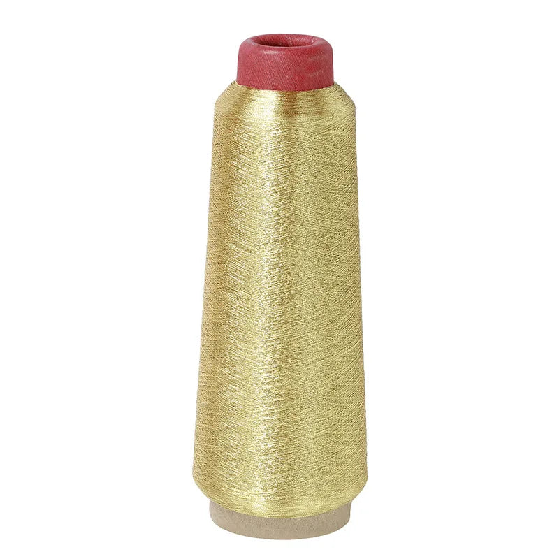 Embroidery Floss, Metallic Gold & Silver Colors for Handmade Needlework
