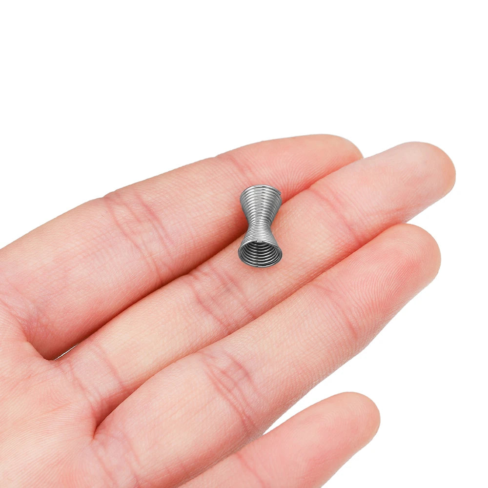 Jewelry Findings Funnel Metal Spring Spacer Connector Stoppers Craft Supplies