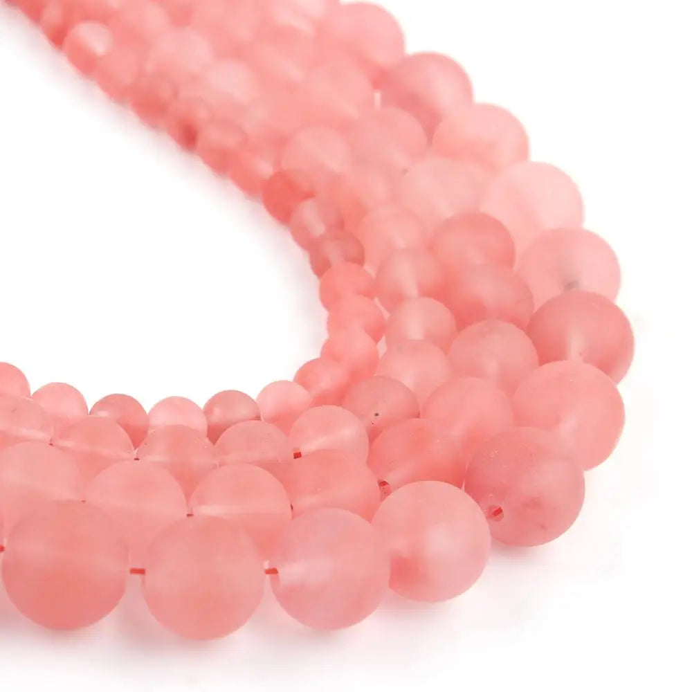 Stone Beads Matte Amazonite Agate Aventurine Styles for DIY Jewelry Making