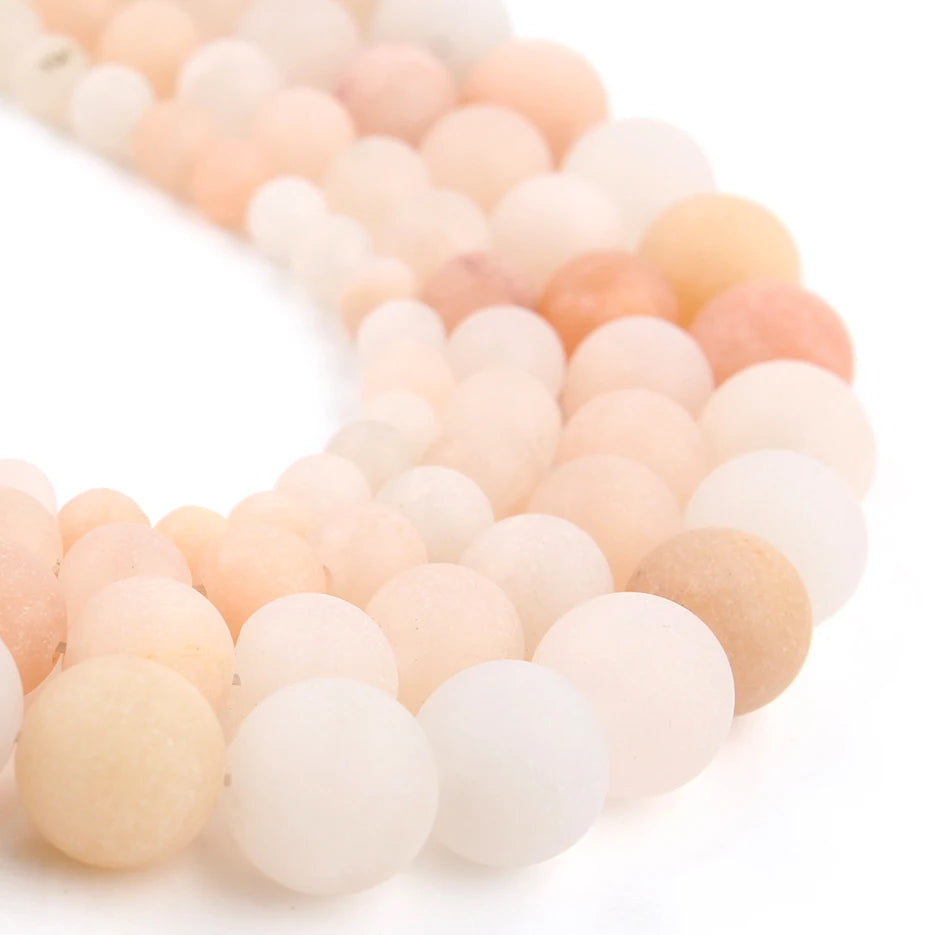 Stone Beads Matte Round Picture Jasper-Style for DIY Jewelry Making Craft Beads