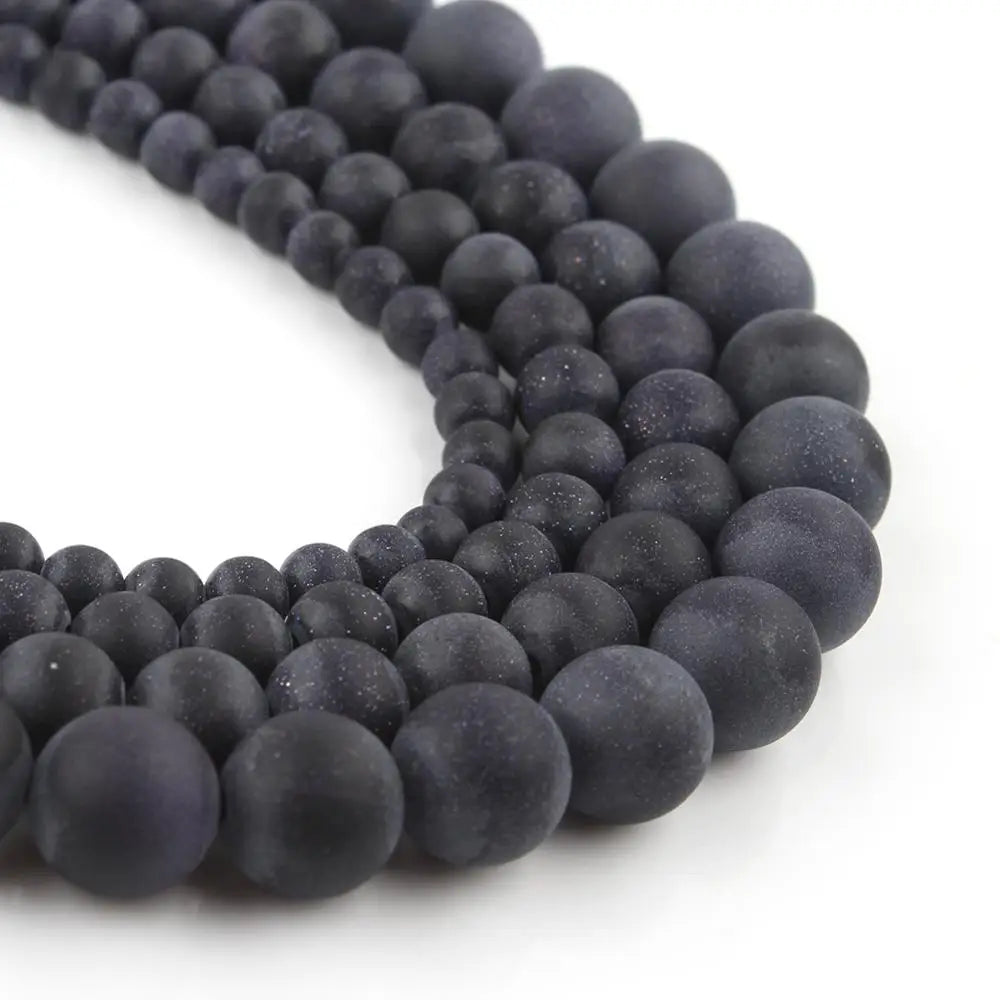 Stone Beads Matte Amazonite Agate Aventurine Styles for DIY Jewelry Making