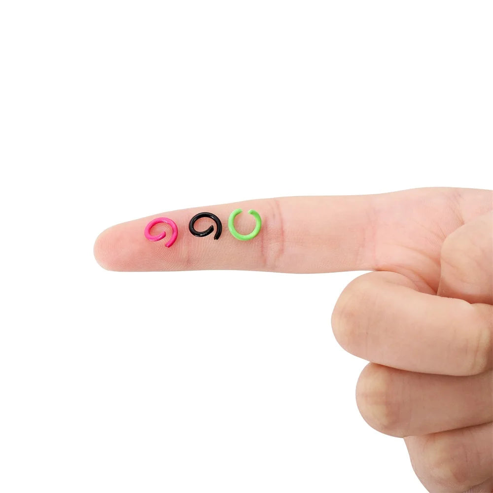 Jump Rings Colorful Metal Open Split Ring Connector DIY Jewelry Making