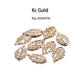 Earring Components Goldcolor Metal Charms Leaf Shape Earrings DIY Jewelry Making