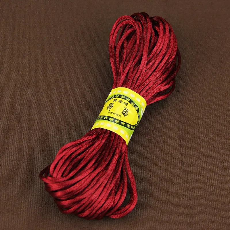 Beading Supplies, Satin-Style Cord for Chinese Knots, Macrame & Bracelets