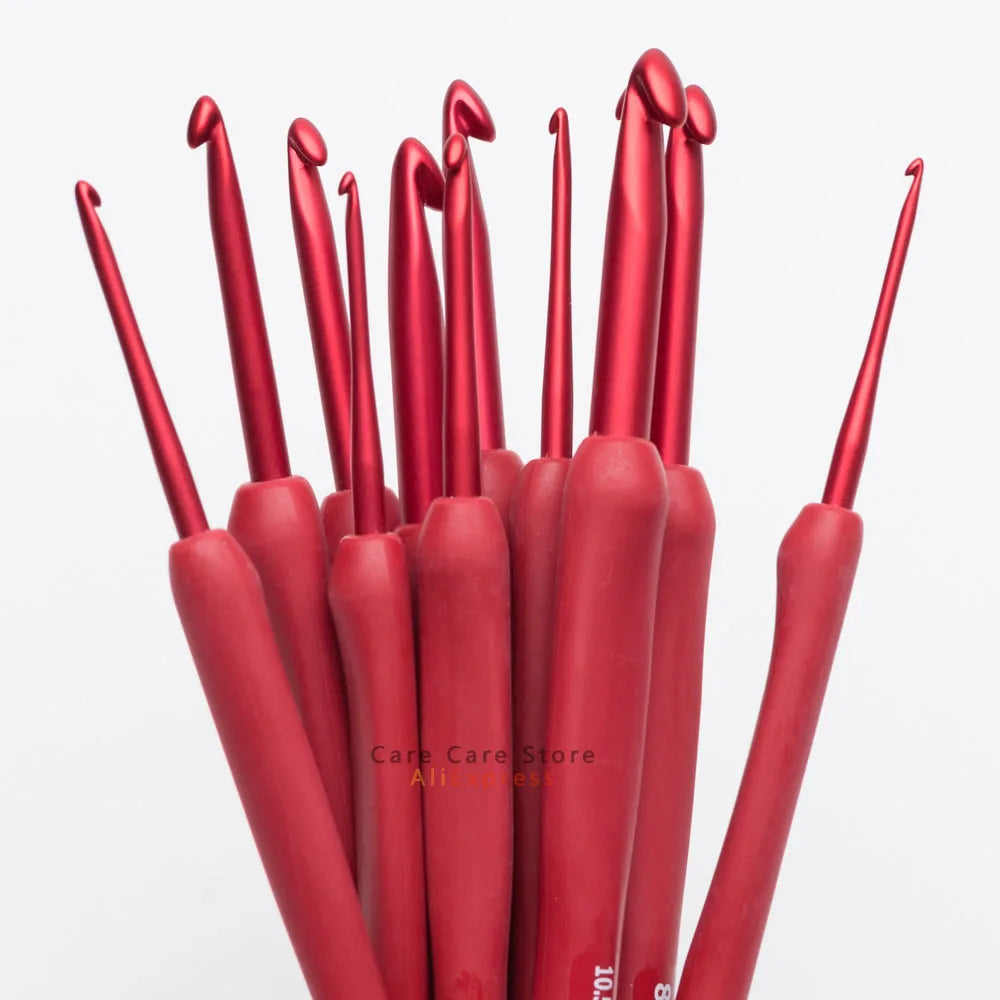 Crochet Hook, Tulip Etimo Red for Handmade Yarn & Needlework Projects