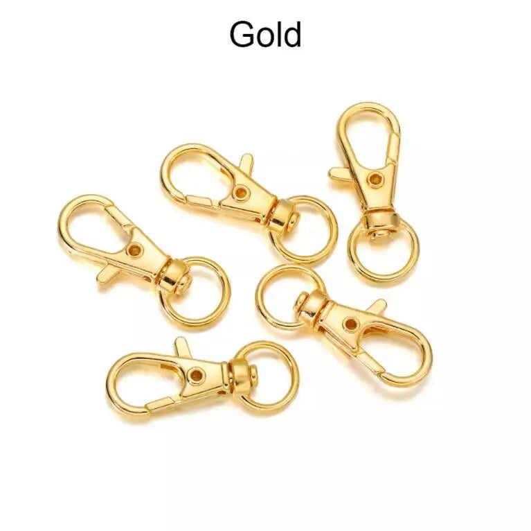 Swivel Lobster Clasps Keyrings Bag Belt Connectors DIY Jewelry Making