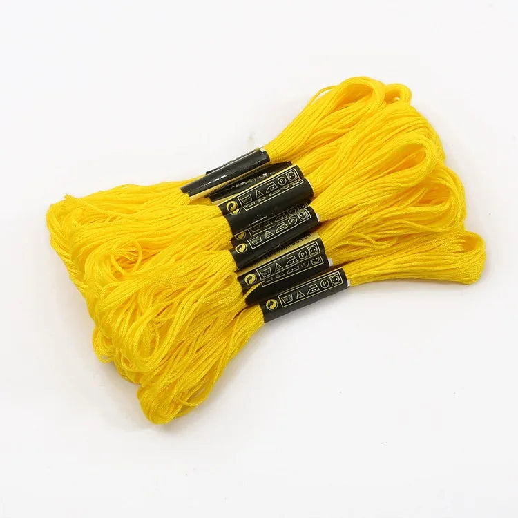 Embroidery Thread, Gradient & Solid Colors for Handmade Cross-Stitch Crafts
