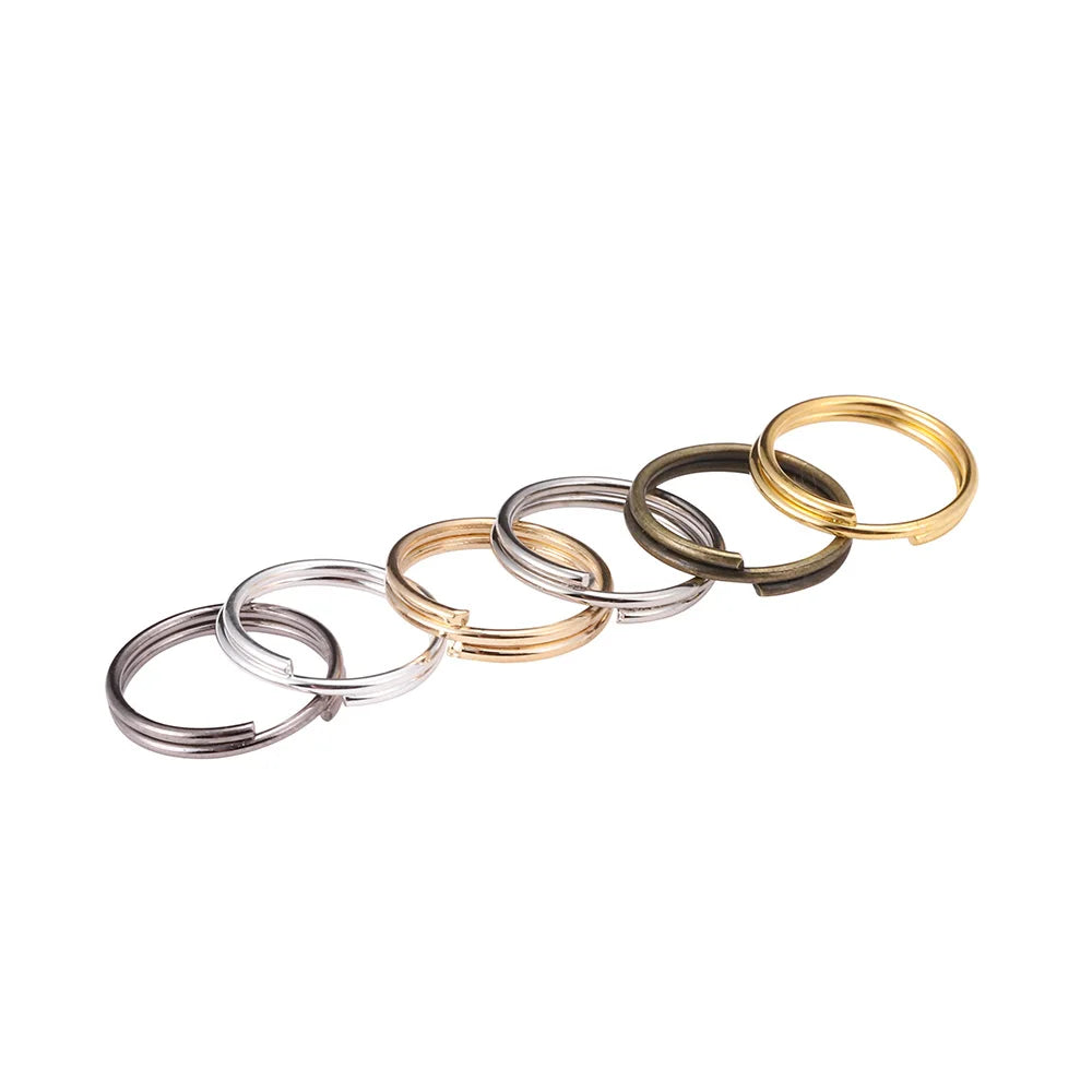 Jump Rings Open Double Loops Split Connectors DIY Jewelry Making Craft Supplies