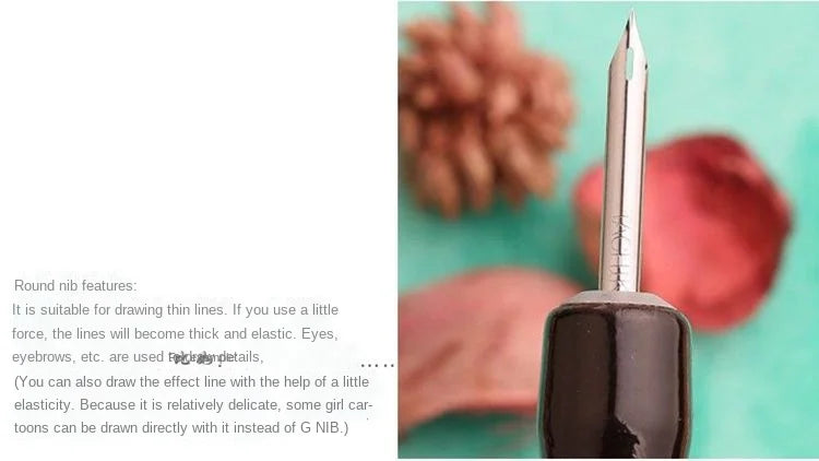 Nikko Tachikawa Dip Pen Nibs — G, D, Round, Student & Whistle Comic Nibs