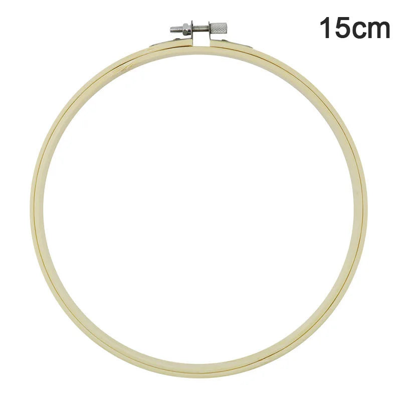Embroidery Hoop, Wood-Effect Ring for Cross-Stitch & Needlecraft Projects