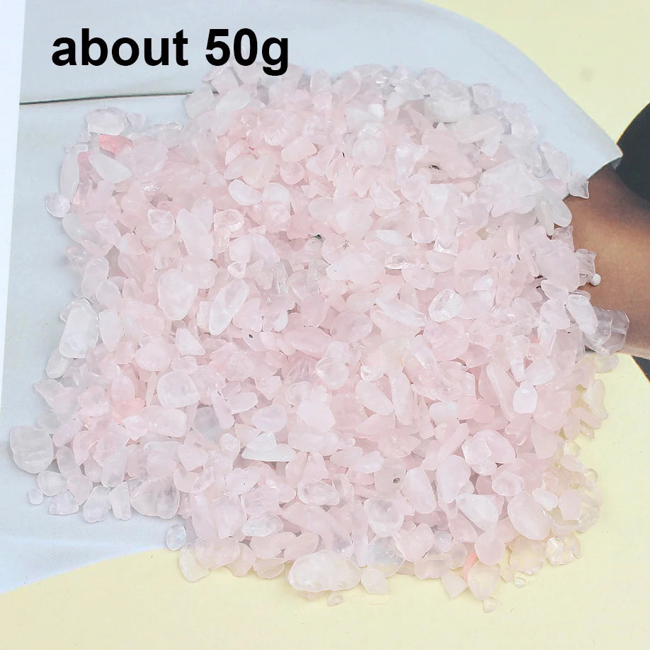 Stone Beads Pink Rose Quartz-Style Mixed Shapes for DIY Jewelry Making
