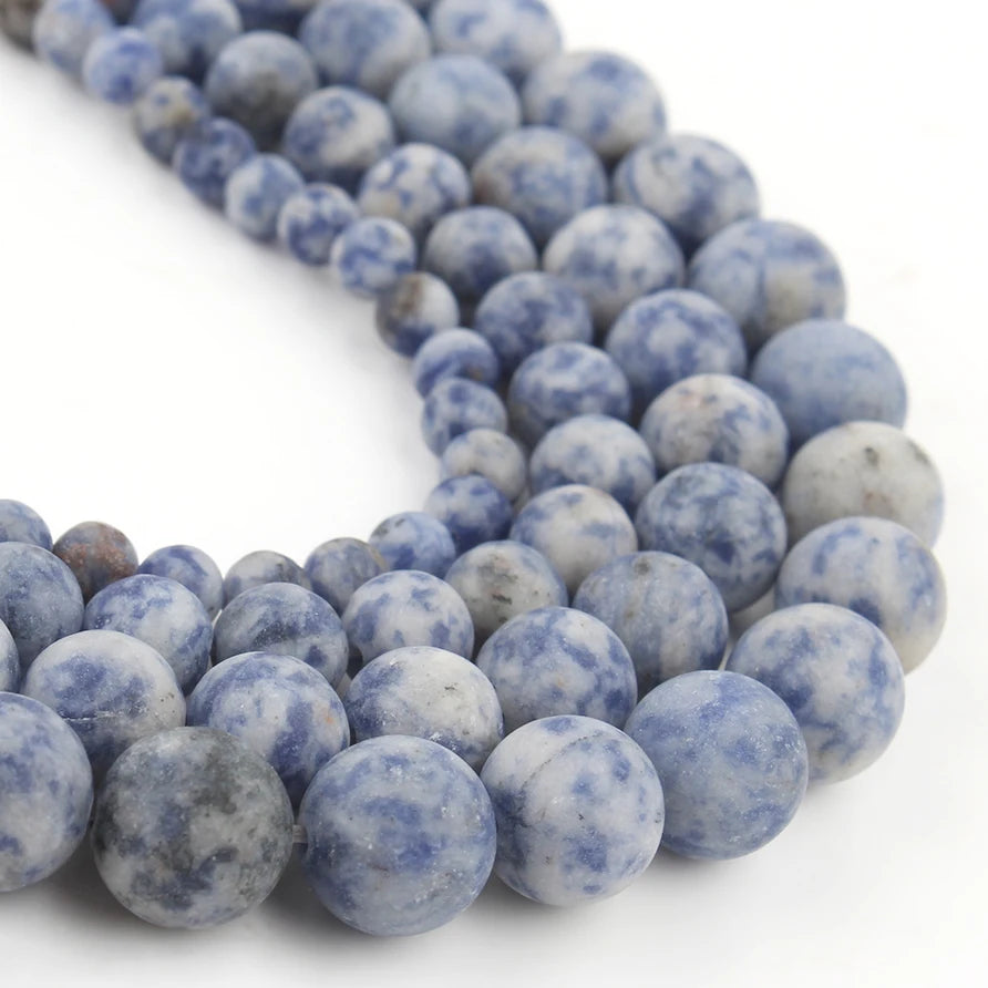 Stone Beads Matte Round Picture Jasper-Style for DIY Jewelry Making Craft Beads