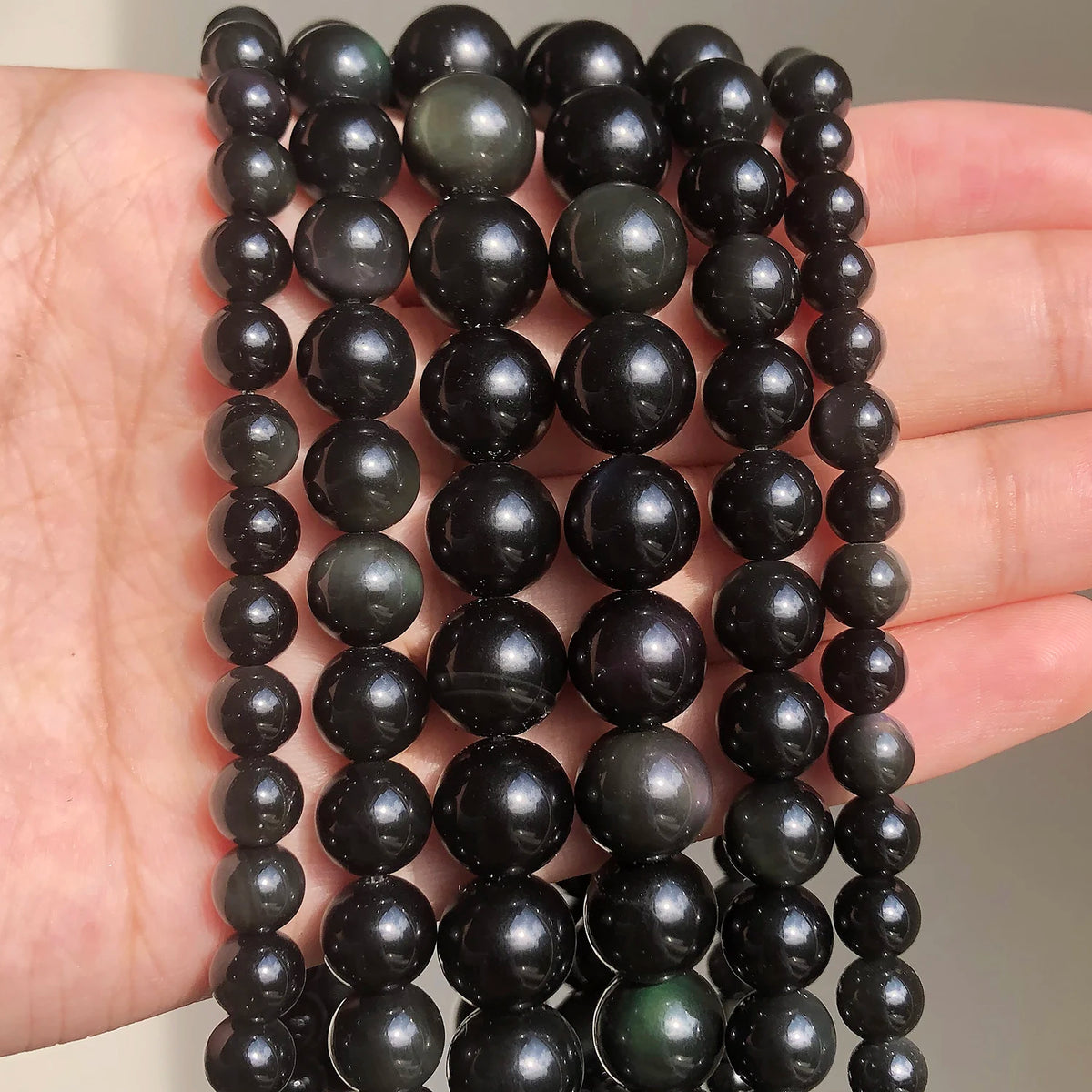 Stone Beads Lava Rose Quartz-Style Tiger Eye Turquoise-Style Labradorite