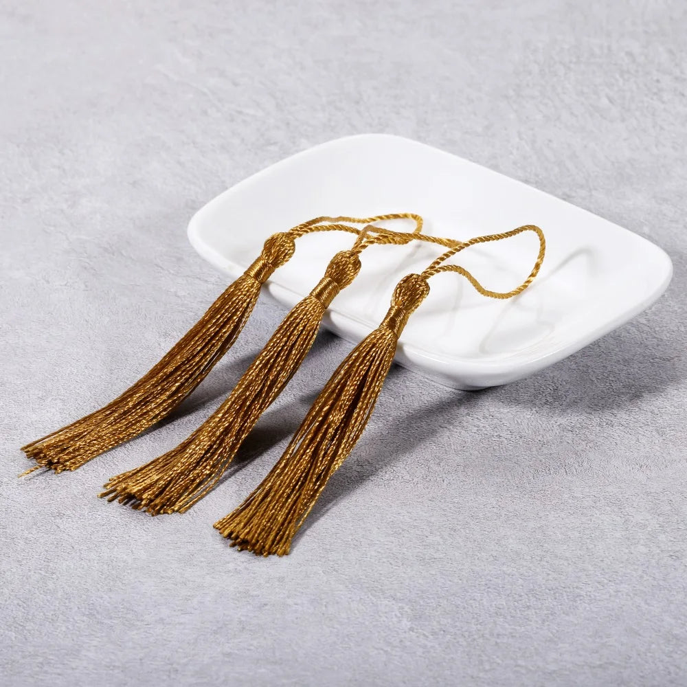 Tassel Trim Fringe Sewing Curtains Hanging Rope Silk Tassels DIY Jewelry Making