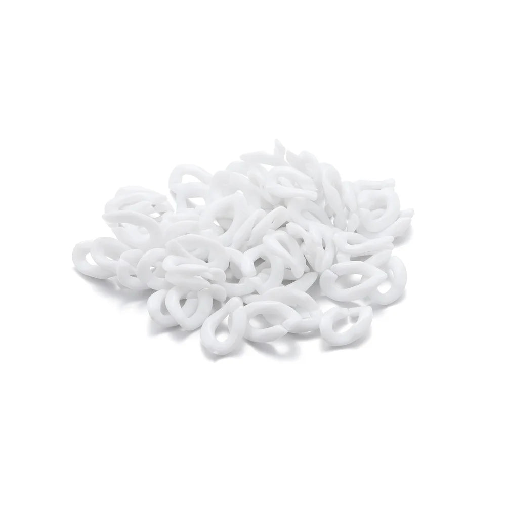 Acrylic Chain Links Colorful Twisted Necklace Parts DIY Jewelry Making