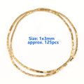Stone Beads Color Retention Gold-Plated Hematite Heart Flat Round Craft Beads