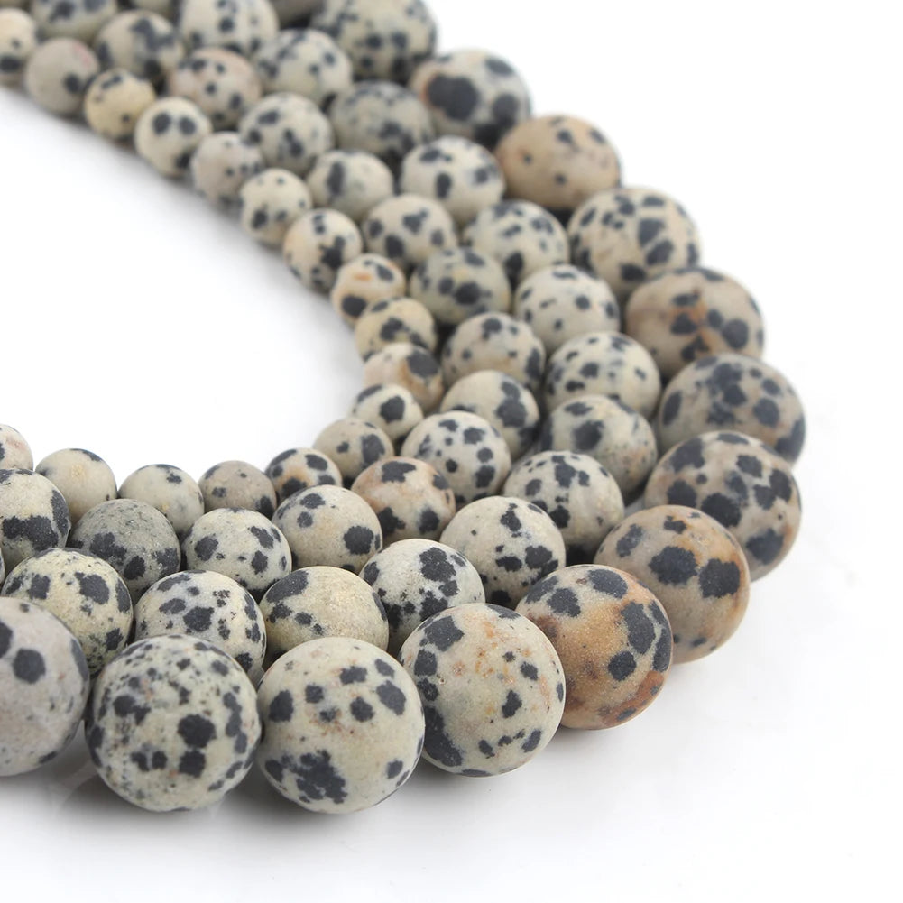 Stone Beads Matte Round Morganite Agate Tiger Eye Styles for DIY Jewelry Making