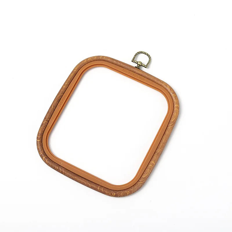 Embroidery Hoop, Wood-Effect Ring for Cross-Stitch & Needlecraft Projects