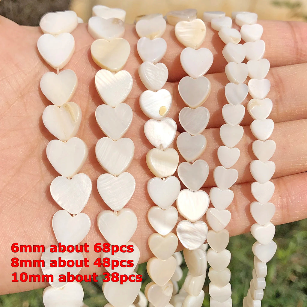 Shell Beads Round Pearl-Style Assorted Colors for DIY Jewelry Making Craft Beads