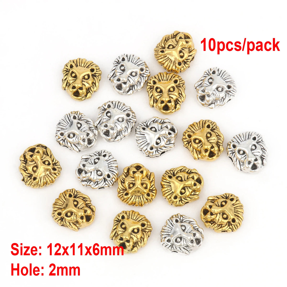 Metal Beads Flat Round Rhinestone Gold Color for DIY Jewelry Making Craft Beads