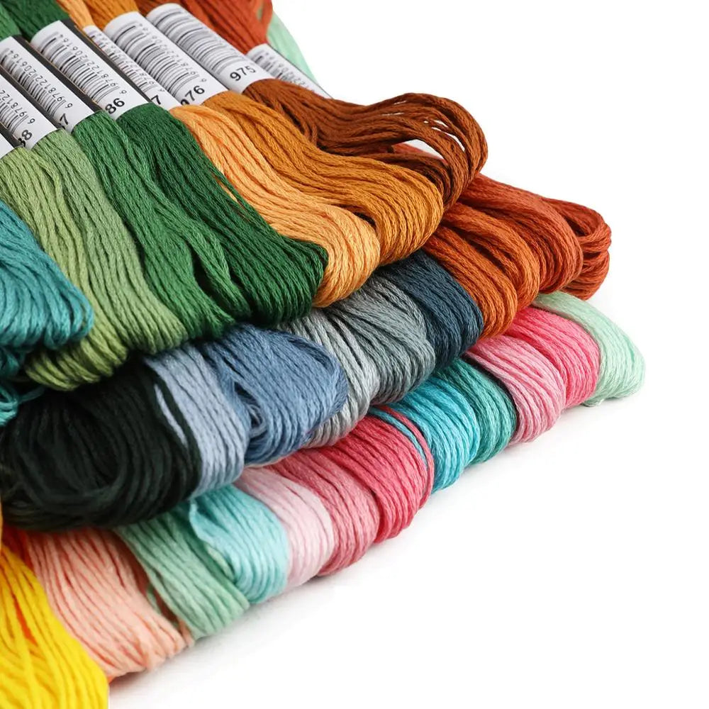 Embroidery Floss, Color Packs for Cross-Stitch, Sewing & Needlework Crafts
